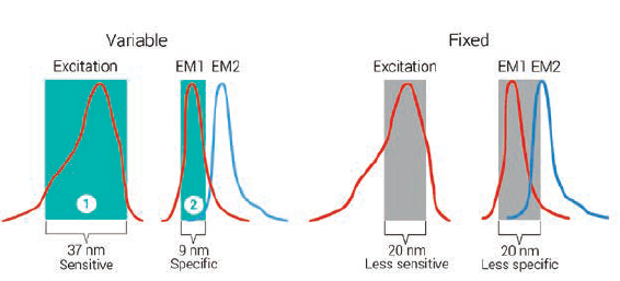 Cytation 9 variable bandwidth 및 hybrid detection 이미지
