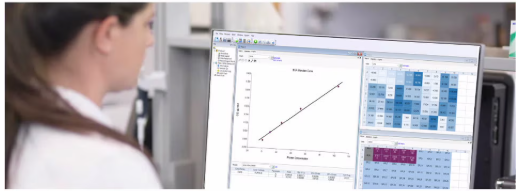 Agilent BioTek Gen5 소프트웨어 데이터 분석 화면